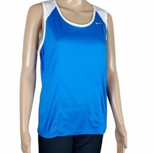 Nike Royal Blue & White Nike Tank Top